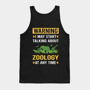 Warning Zoology Zoologist Tank Top